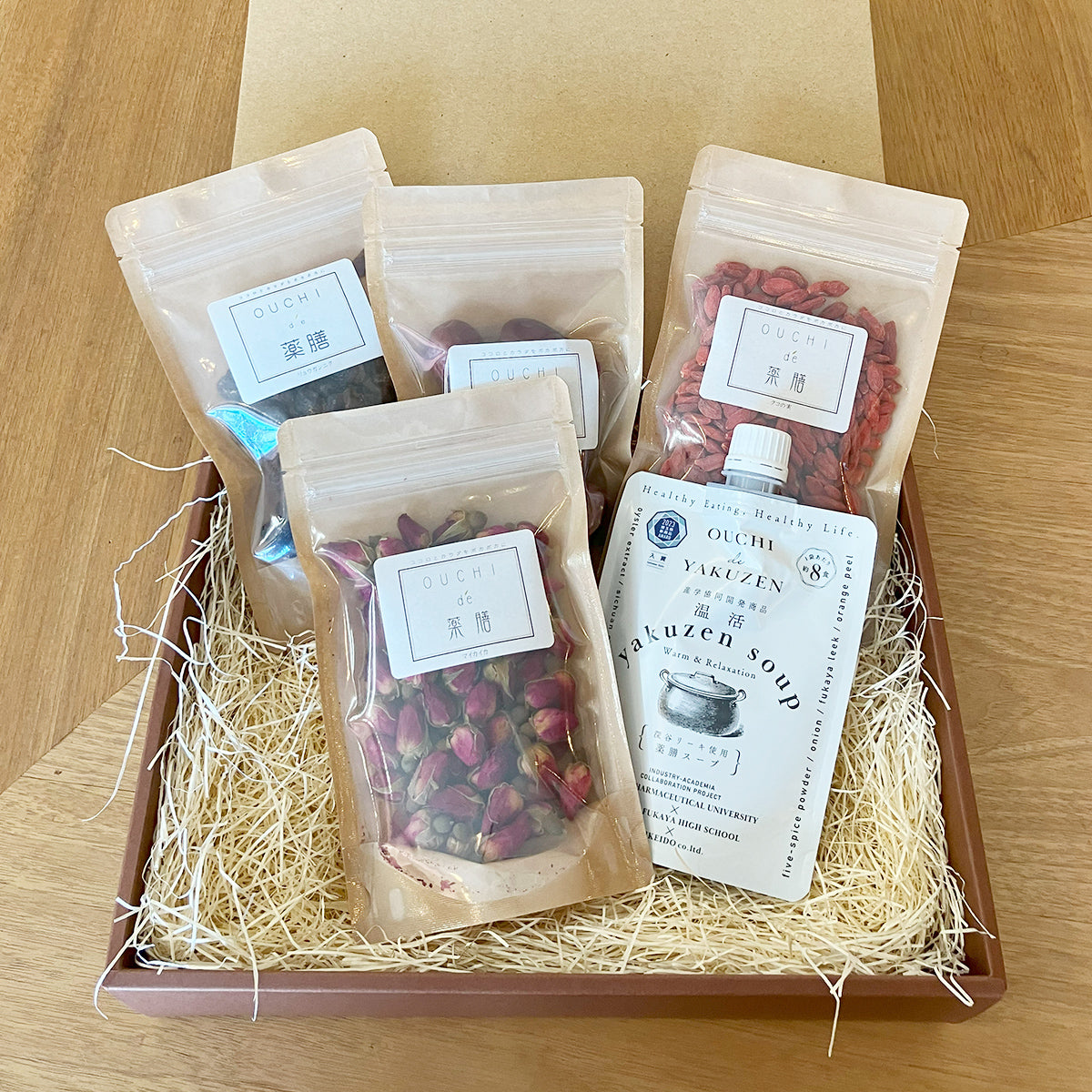 OUCHIde薬膳 ギフトセット なつめ・クコの実・リョウガンニク
