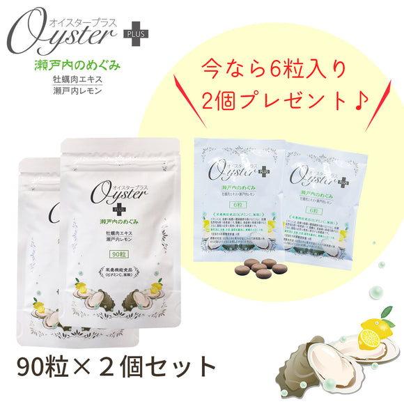 オイスタープラス〜瀬戸内のめぐみ〜 90粒×2個セット