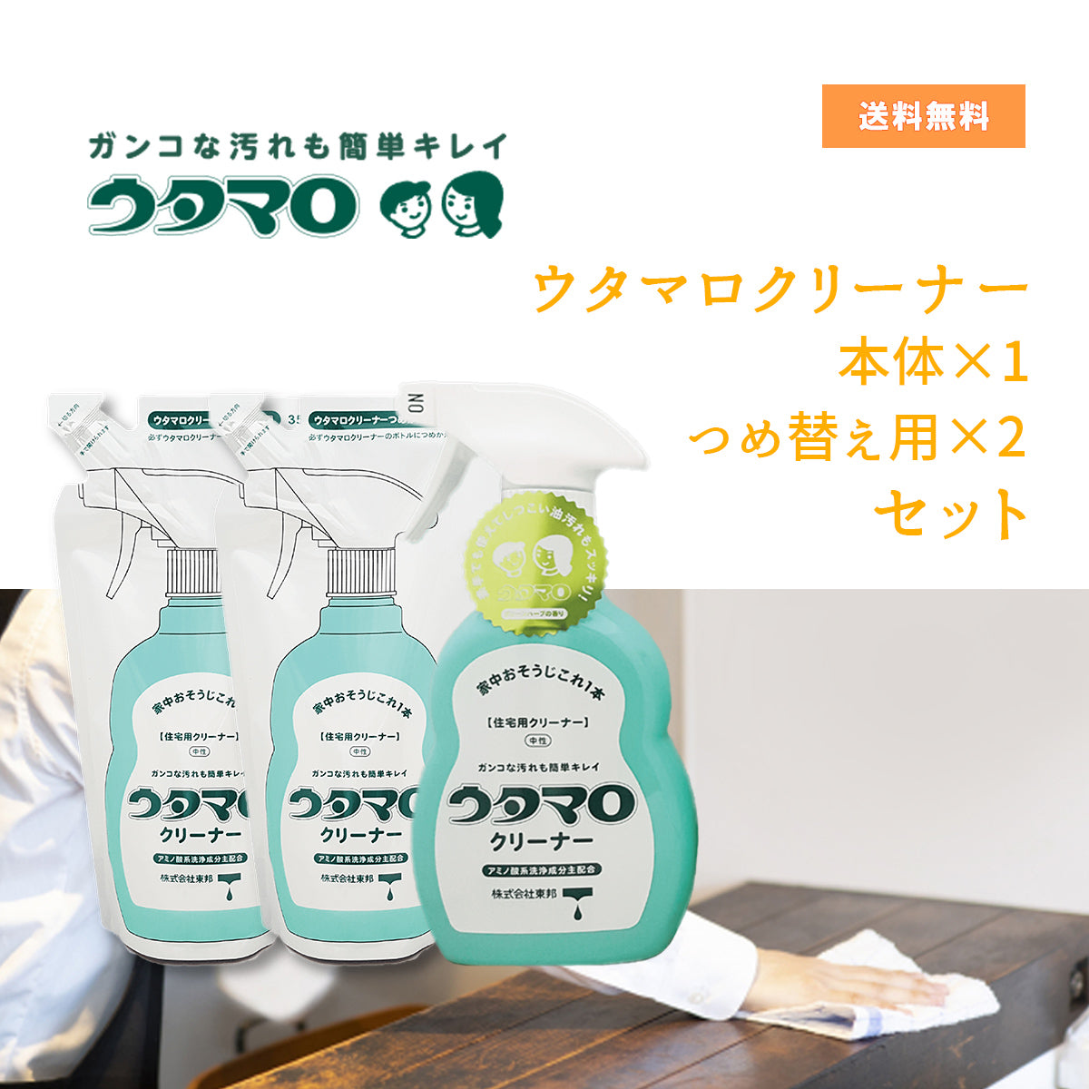 ウタマロクリーナー本体&詰替え2個セット – 大慶堂 さんあい薬局 